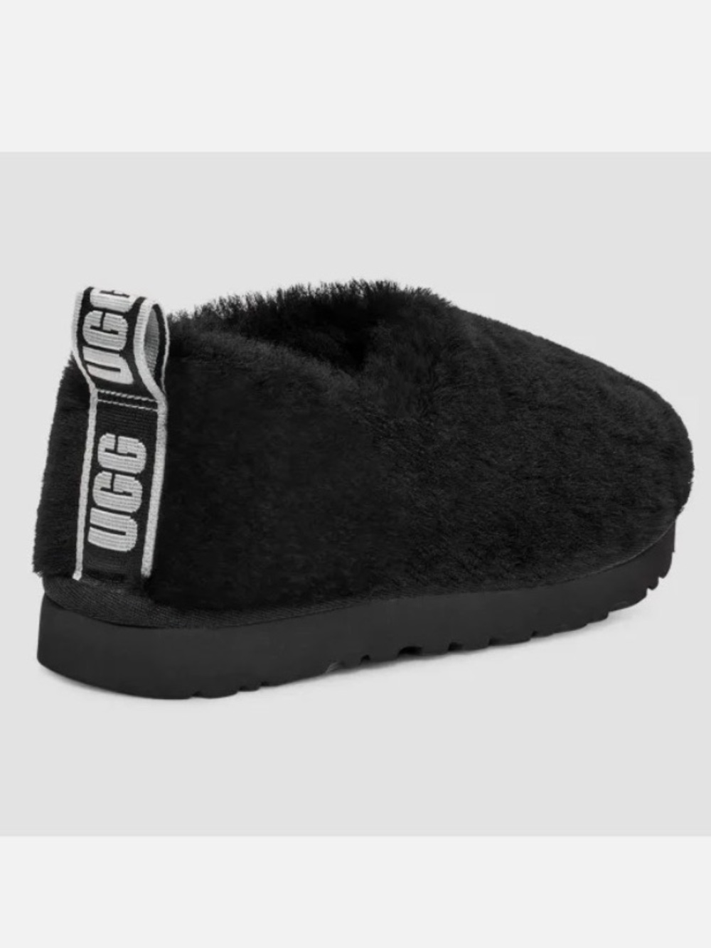 UGG Classic Cozy Bootie Black Women’s Size 9 Slipper Boot NWB indoor outdoor